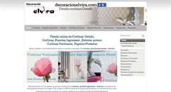 Desktop Screenshot of decoracionelvira.com
